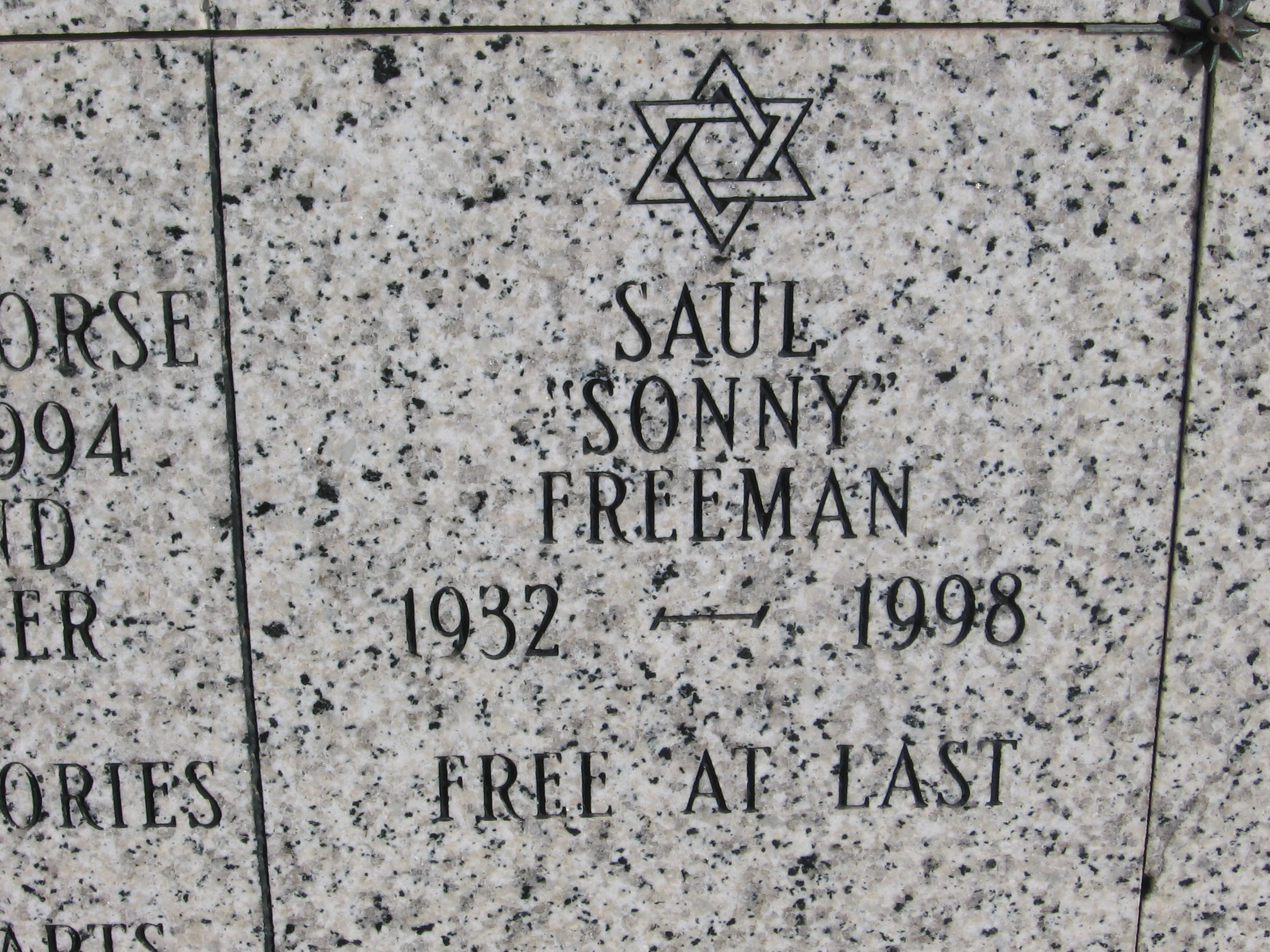 Saul "Sonny" Freeman