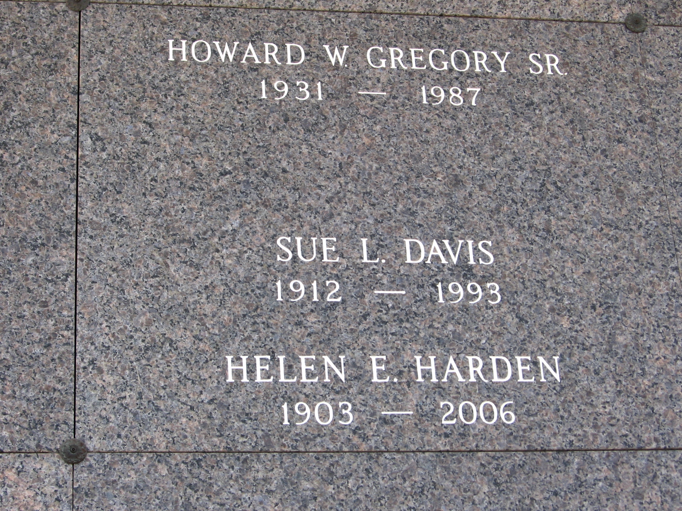 Helen E Harden