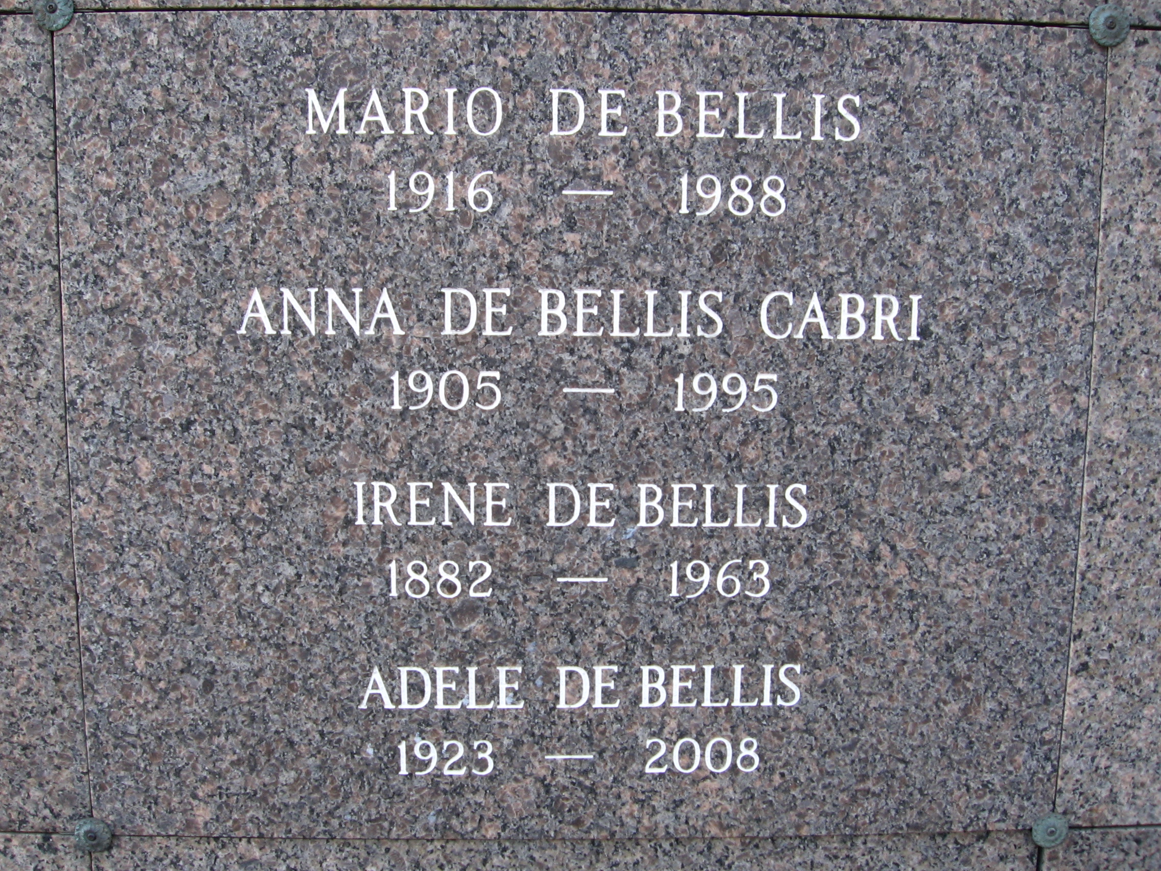 Anna De Bellis Cabri