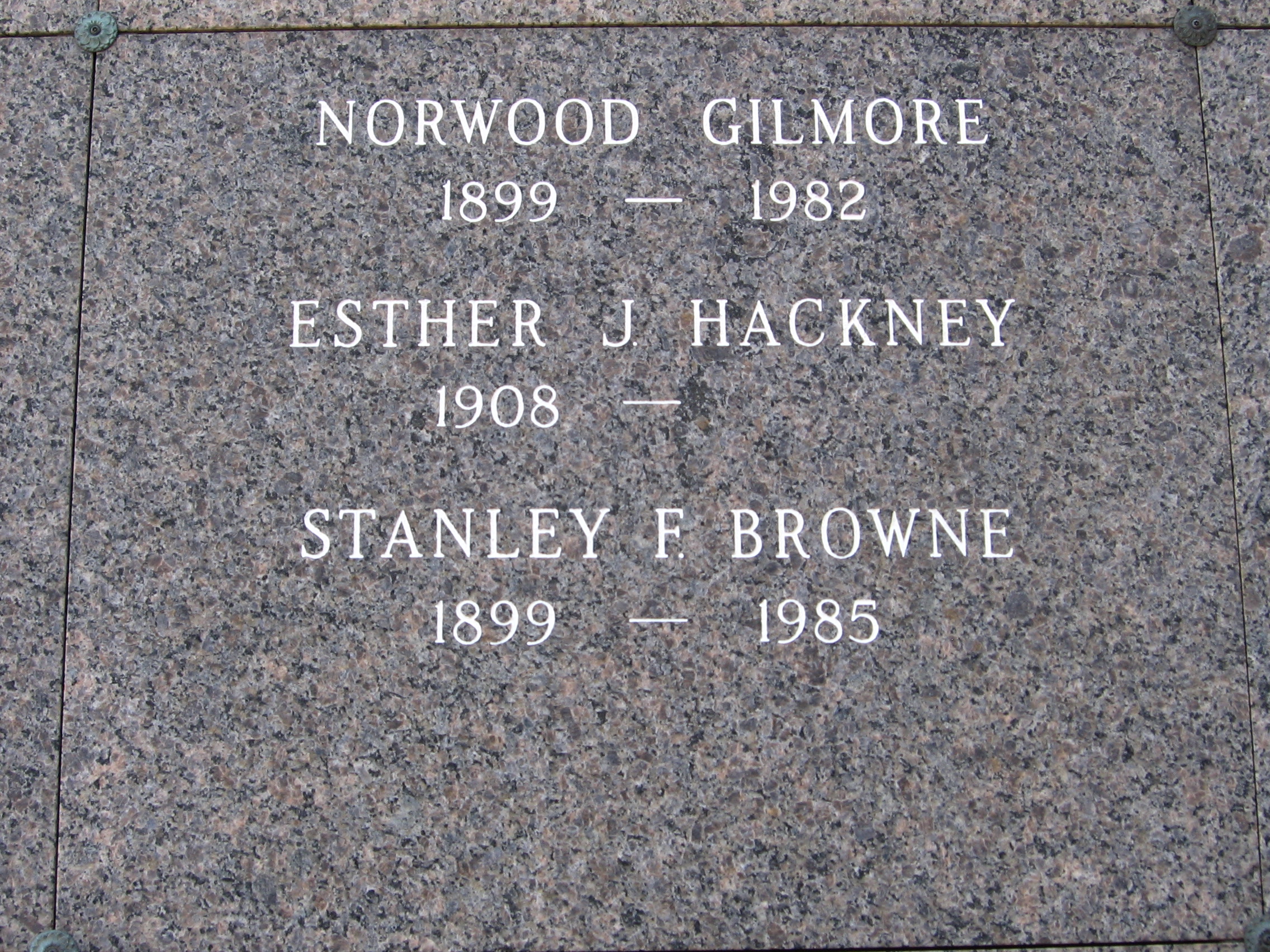 Stanley F Browne