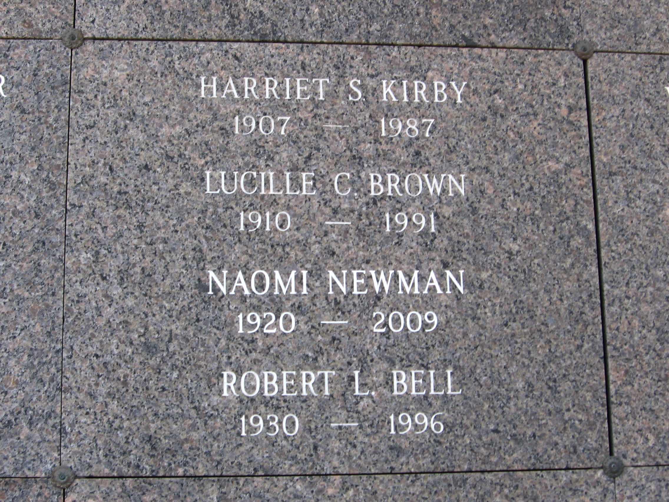 Lucille C Brown