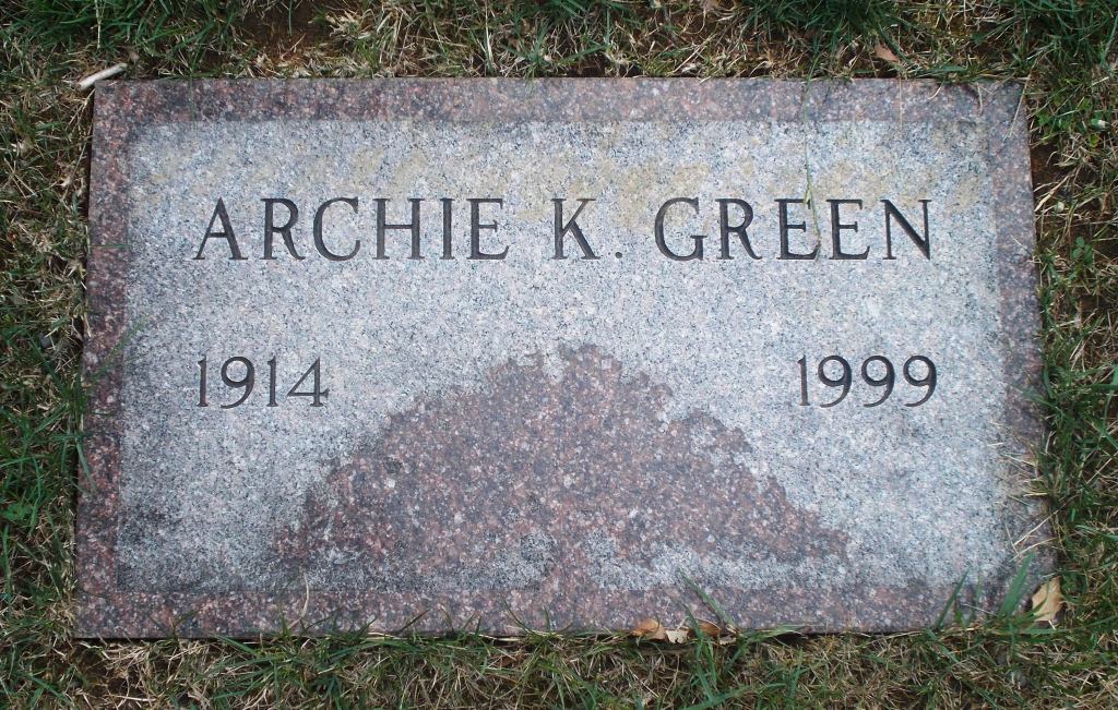 Archie K Green