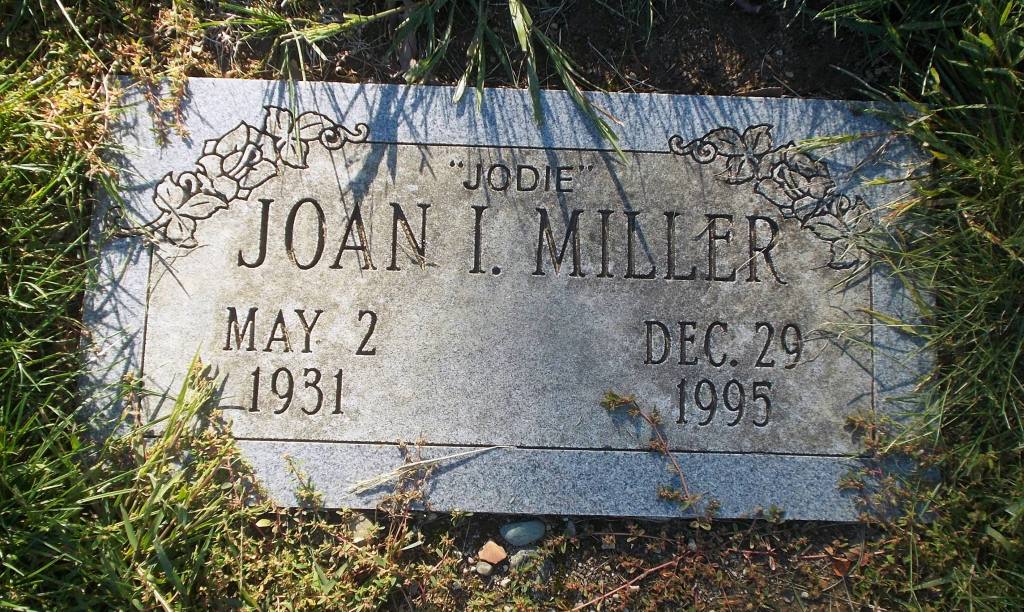 Joan I "Jodie" Miller