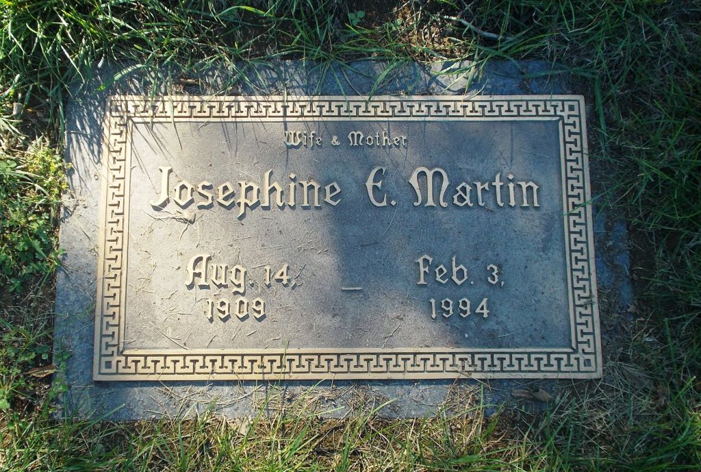 Josephine E Martin
