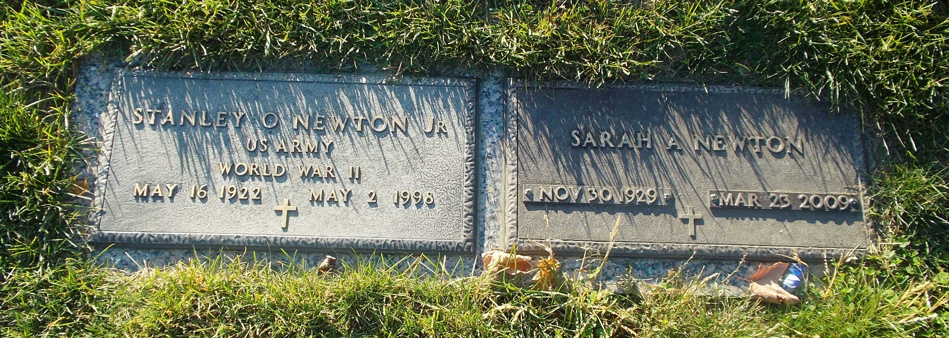 Sarah A Newton