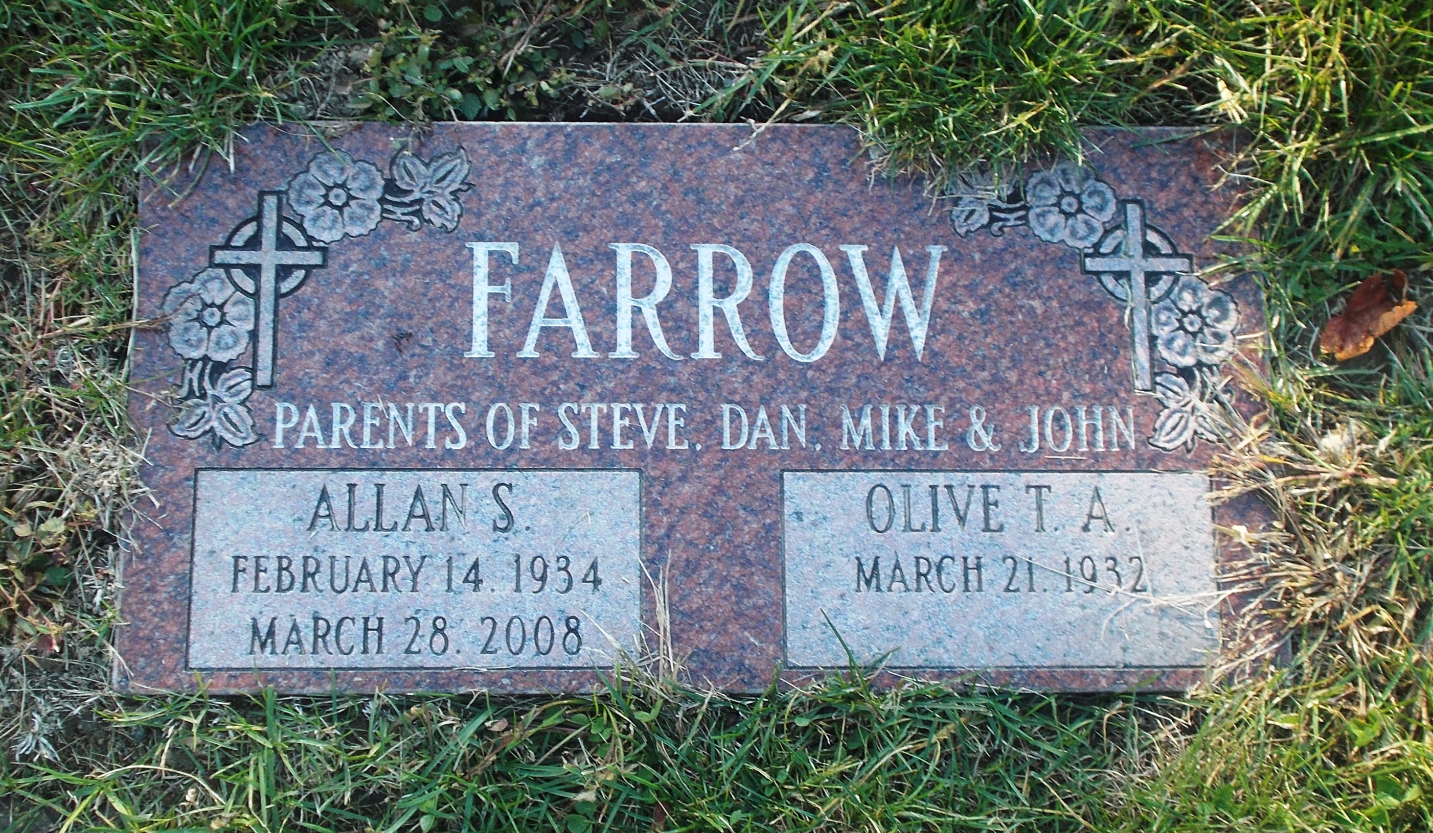 Olive T A Farrow