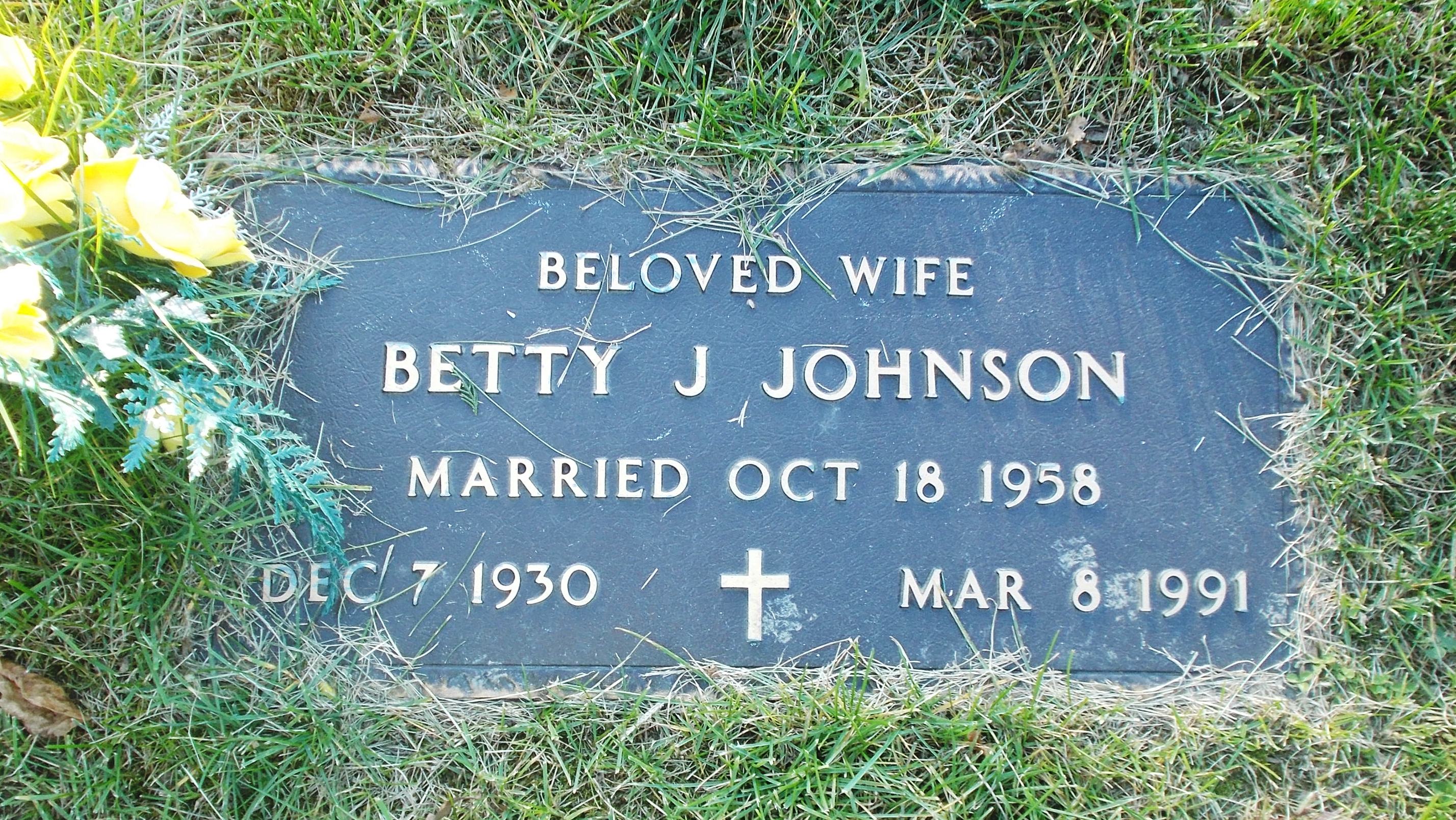 Betty J Johnson