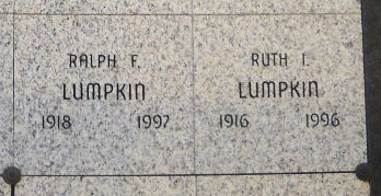 Ruth I Lumpkin