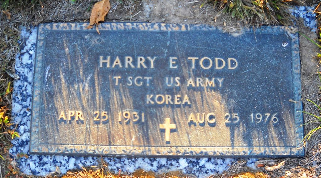 Sgt Harry E Todd