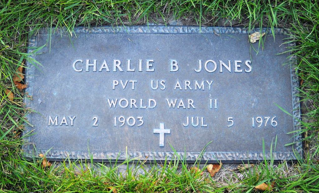 Pvt Charlie B Jones