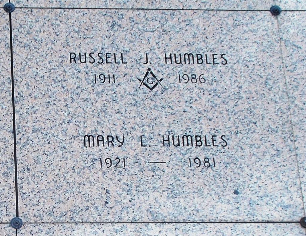 Mary E Humbles