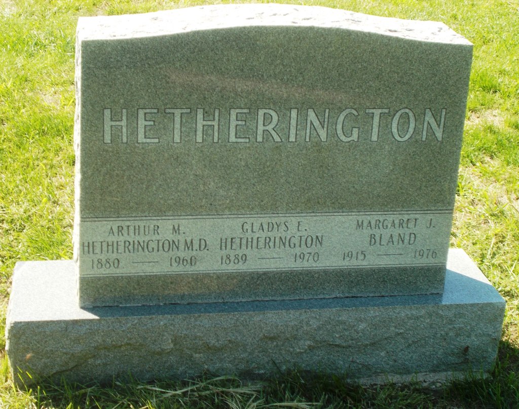 Gladys E Hetherington