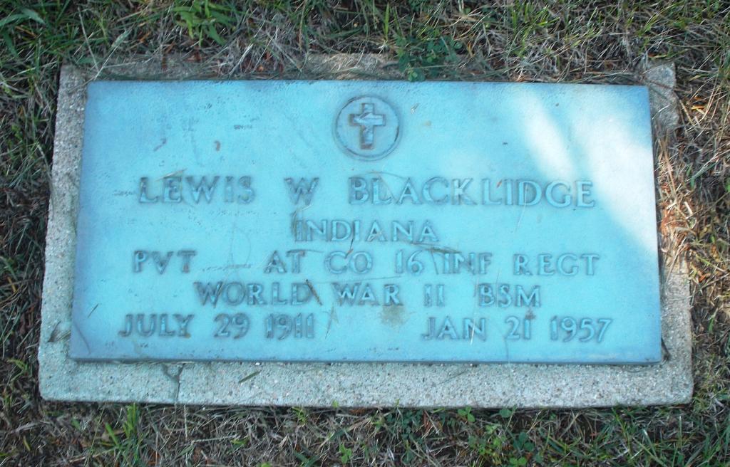 Lewis W Blacklidge