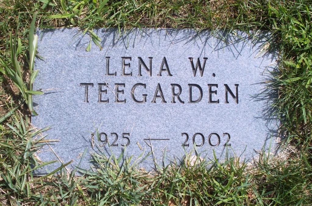 Lena W Teegarden