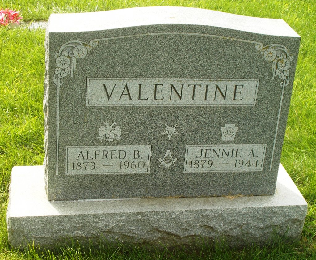Alfred B Valentine