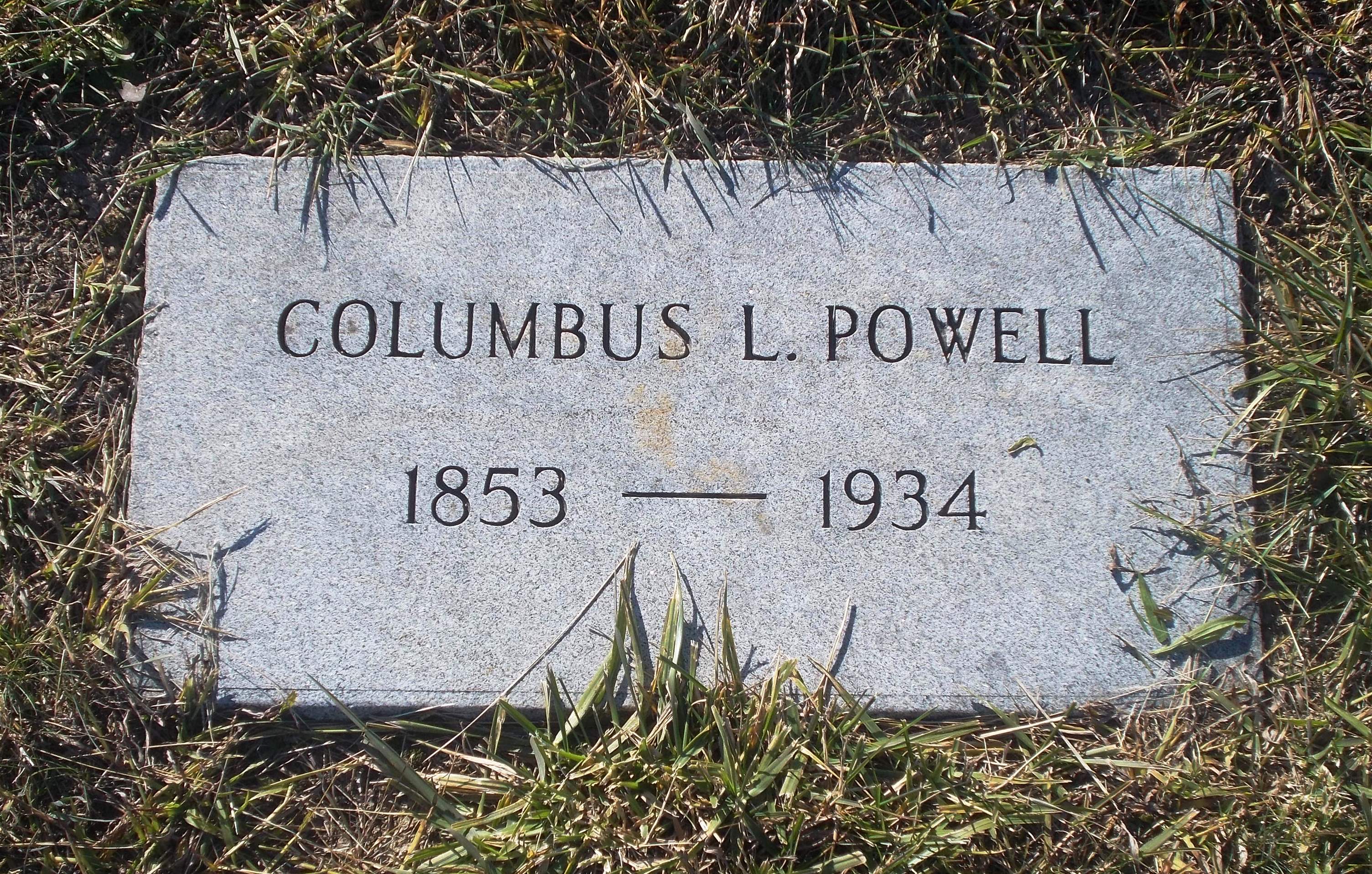 Columbus L Powell