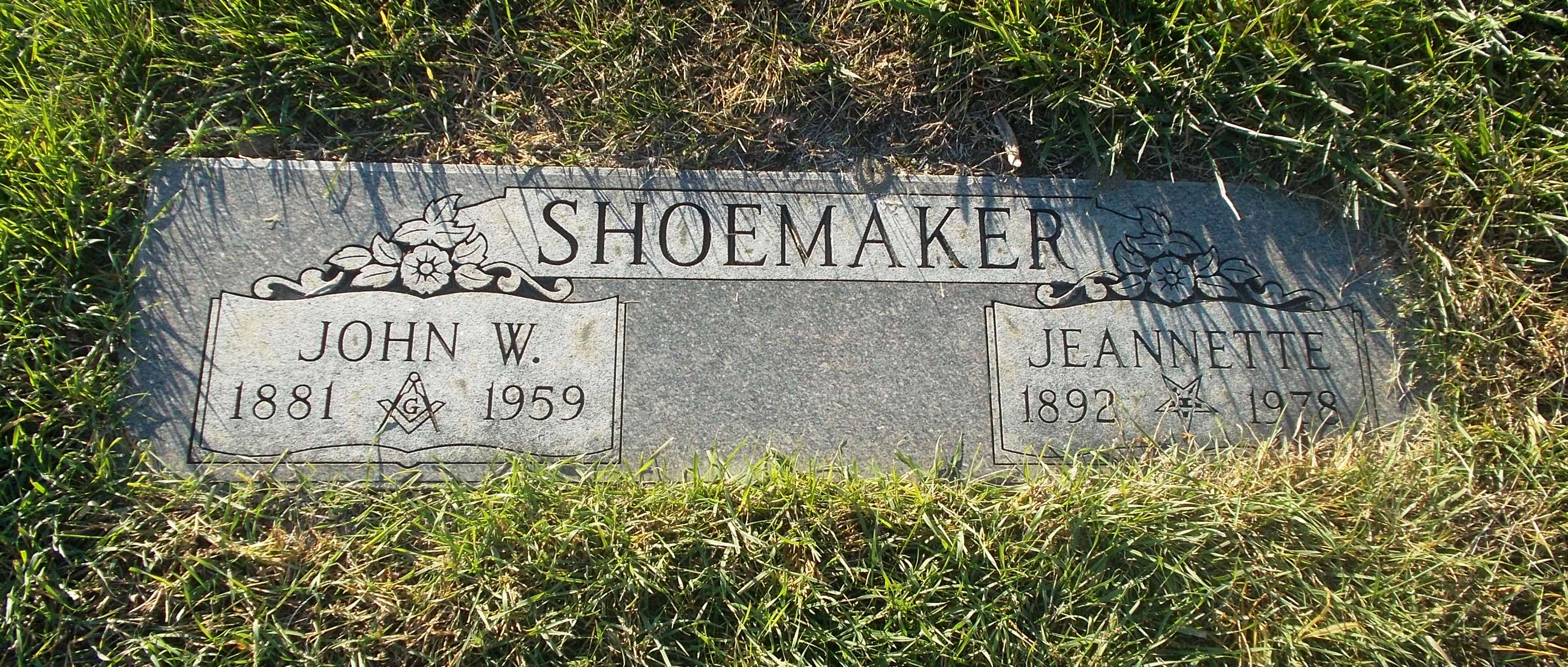 John W Shoemaker