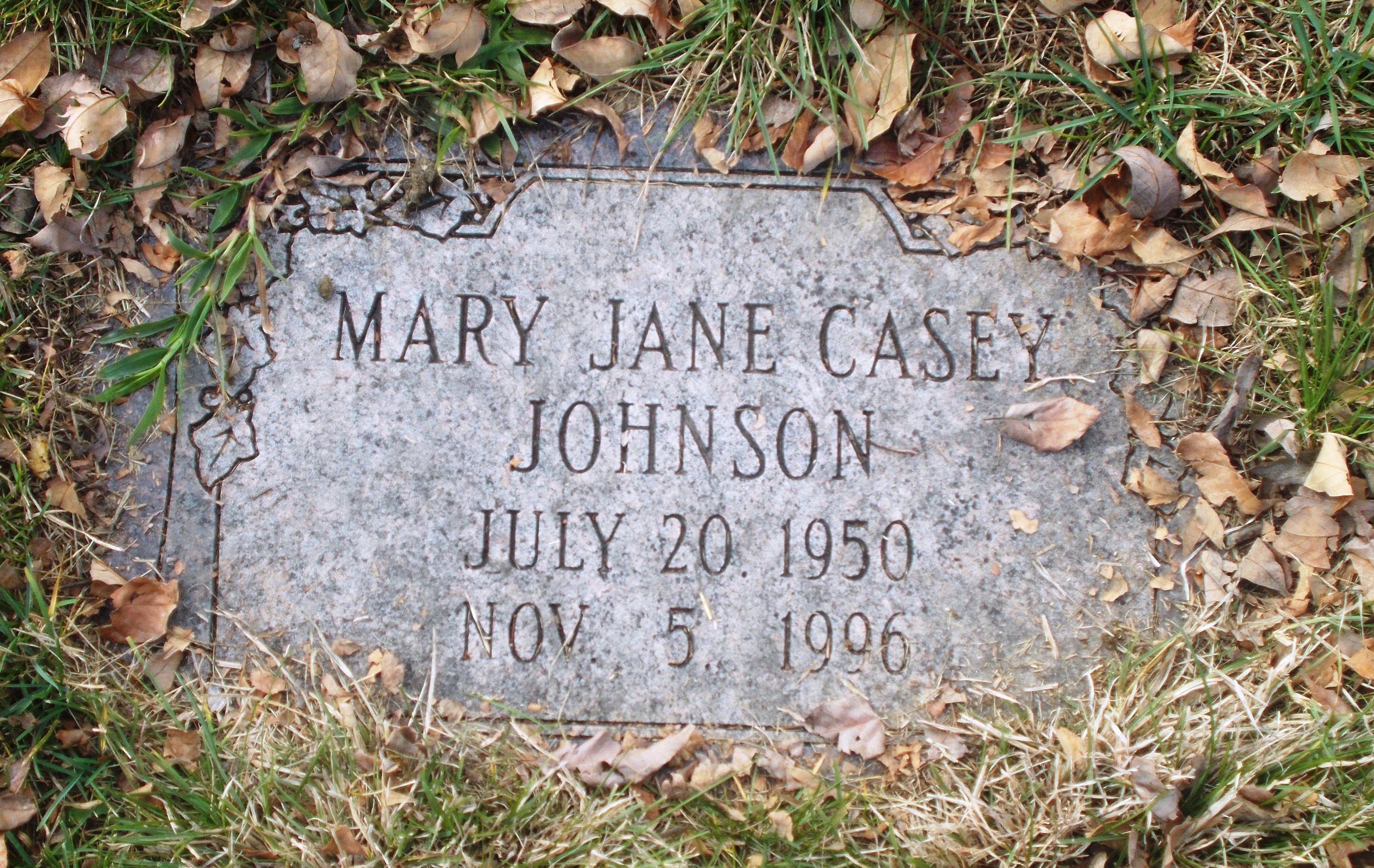 Mary Jane Casey Johnson