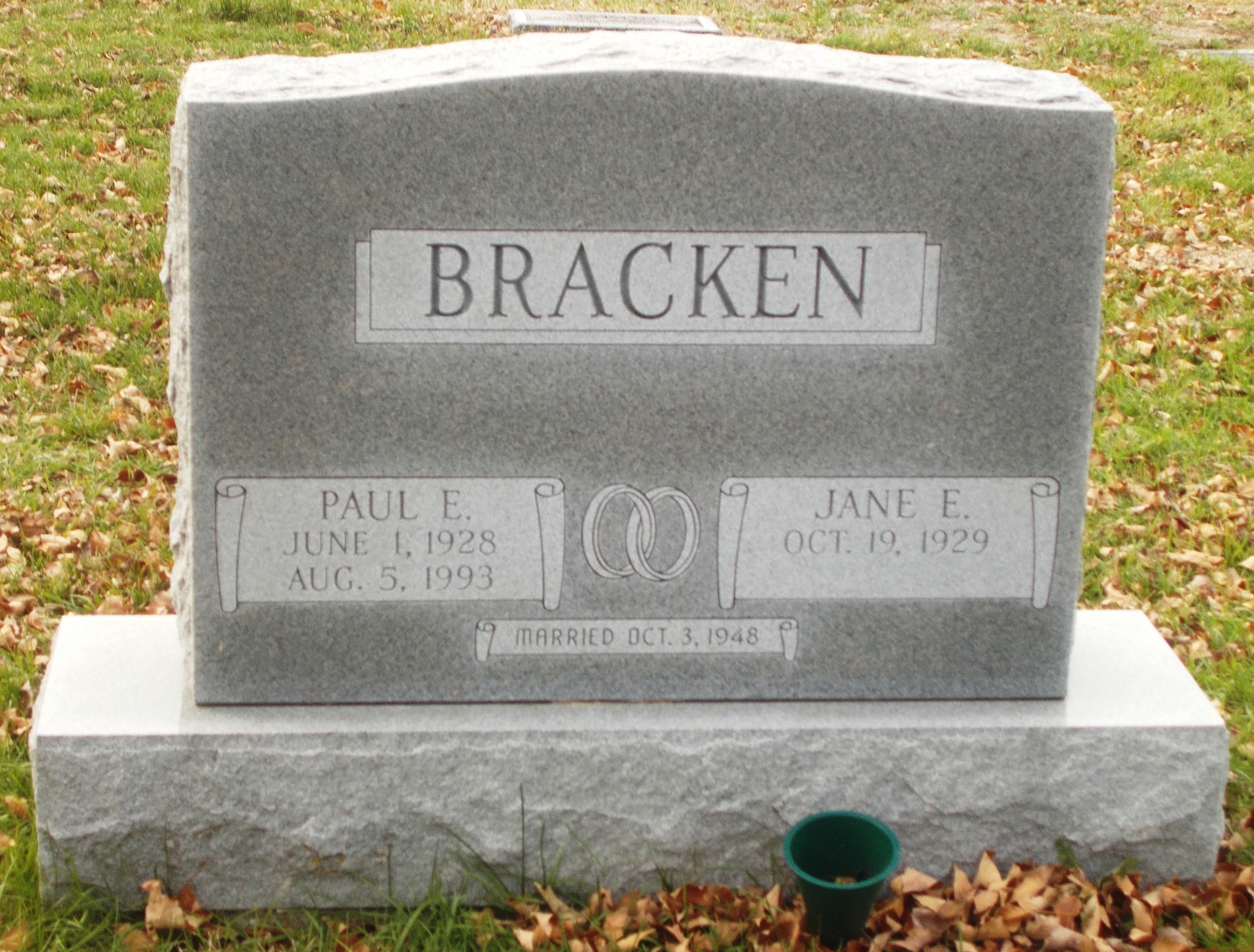 Jane E Bracken