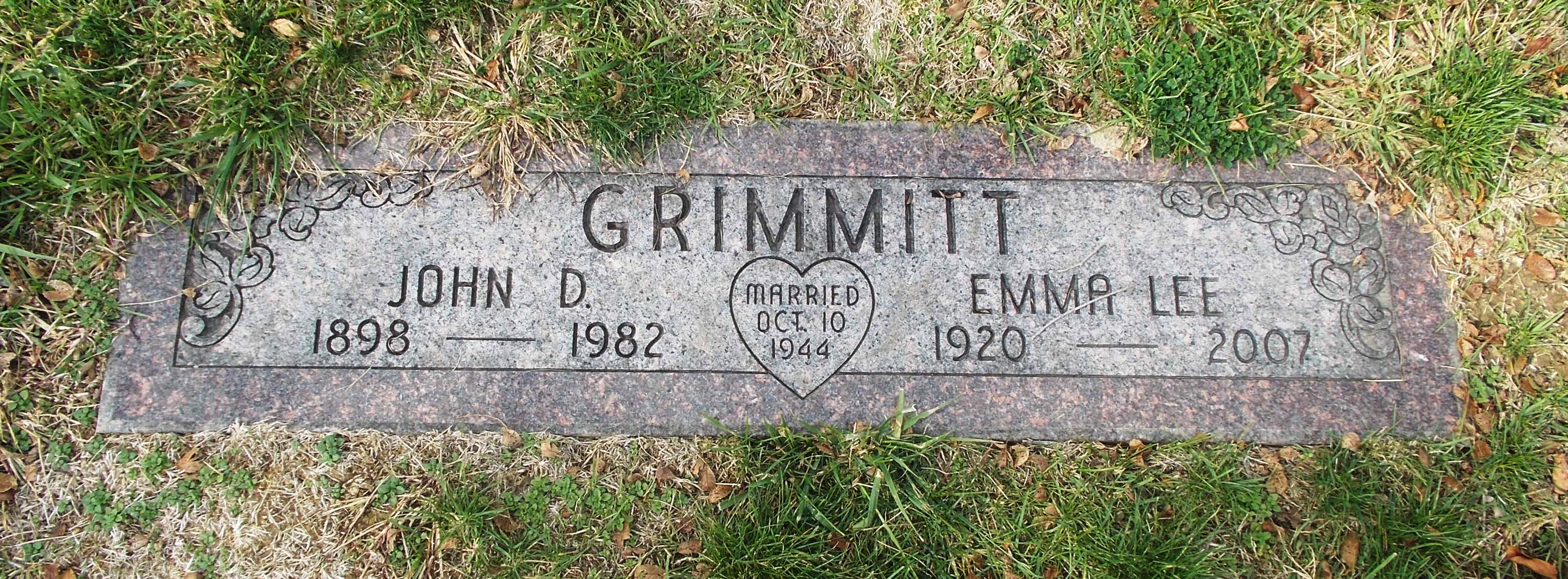 John D Grimmitt