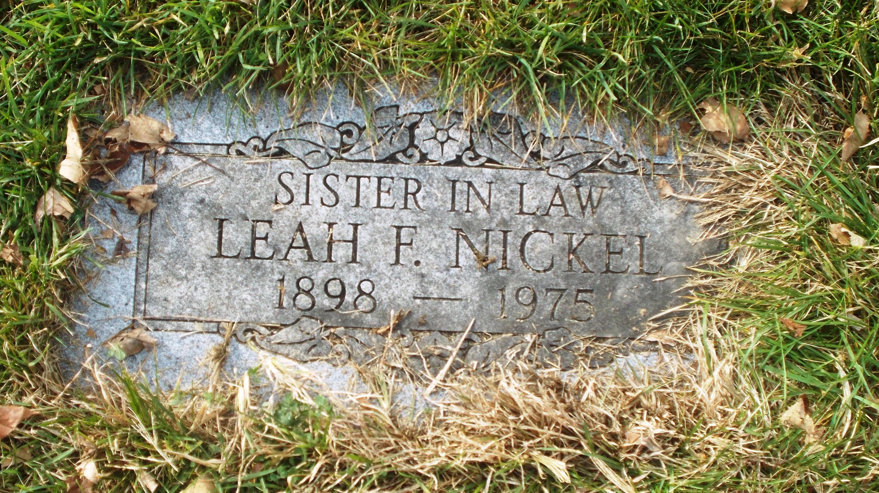 Leah F Nickel