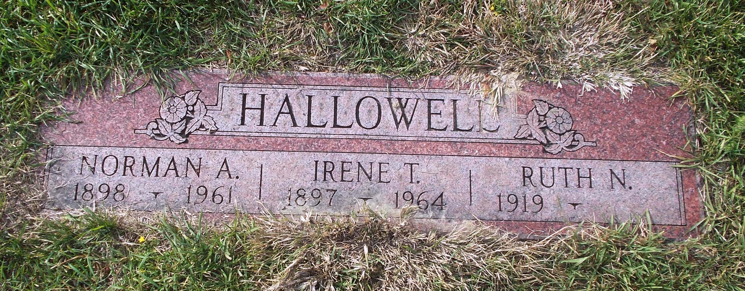 Irene T Hallowell