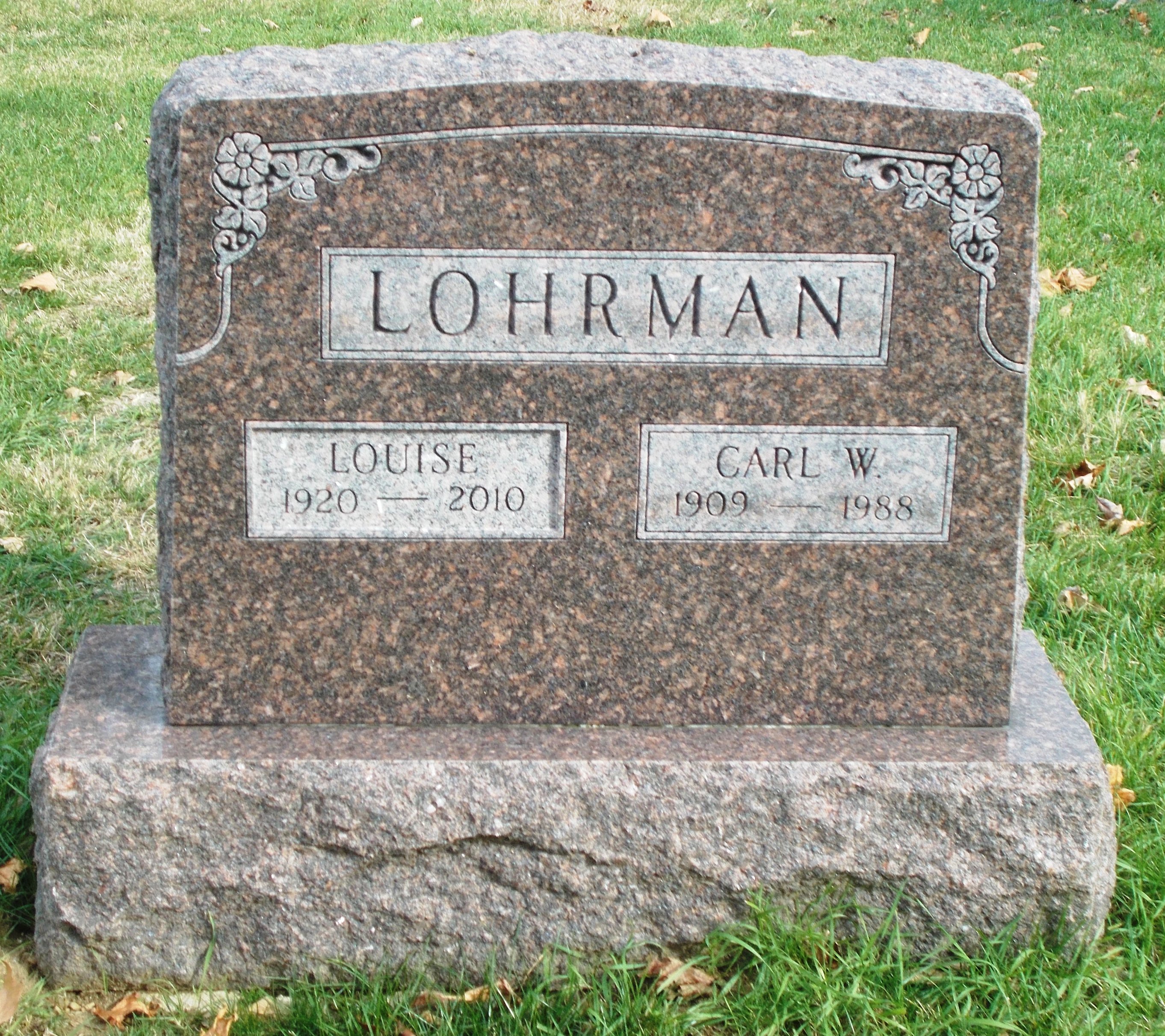 Carl W Lohrman