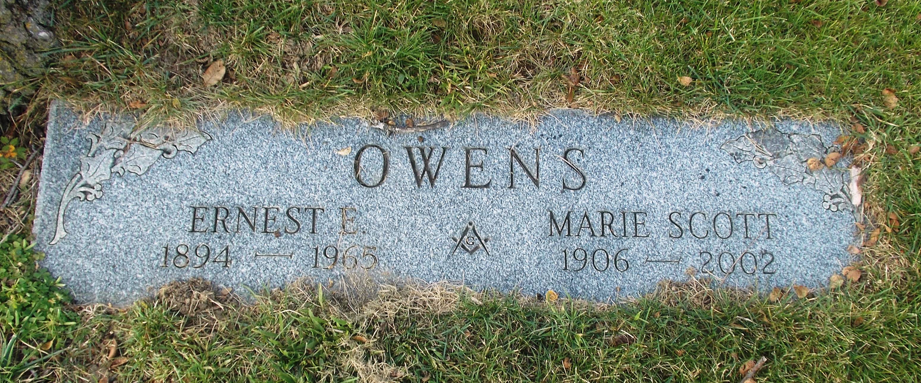 Ernest E Owens