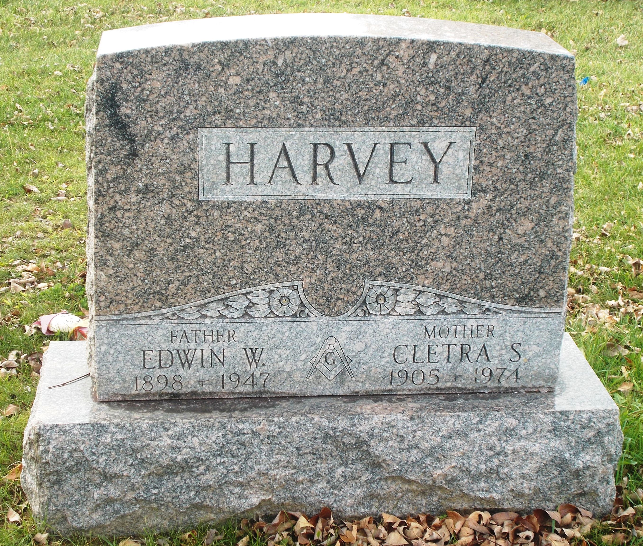 Edwin W Harvey