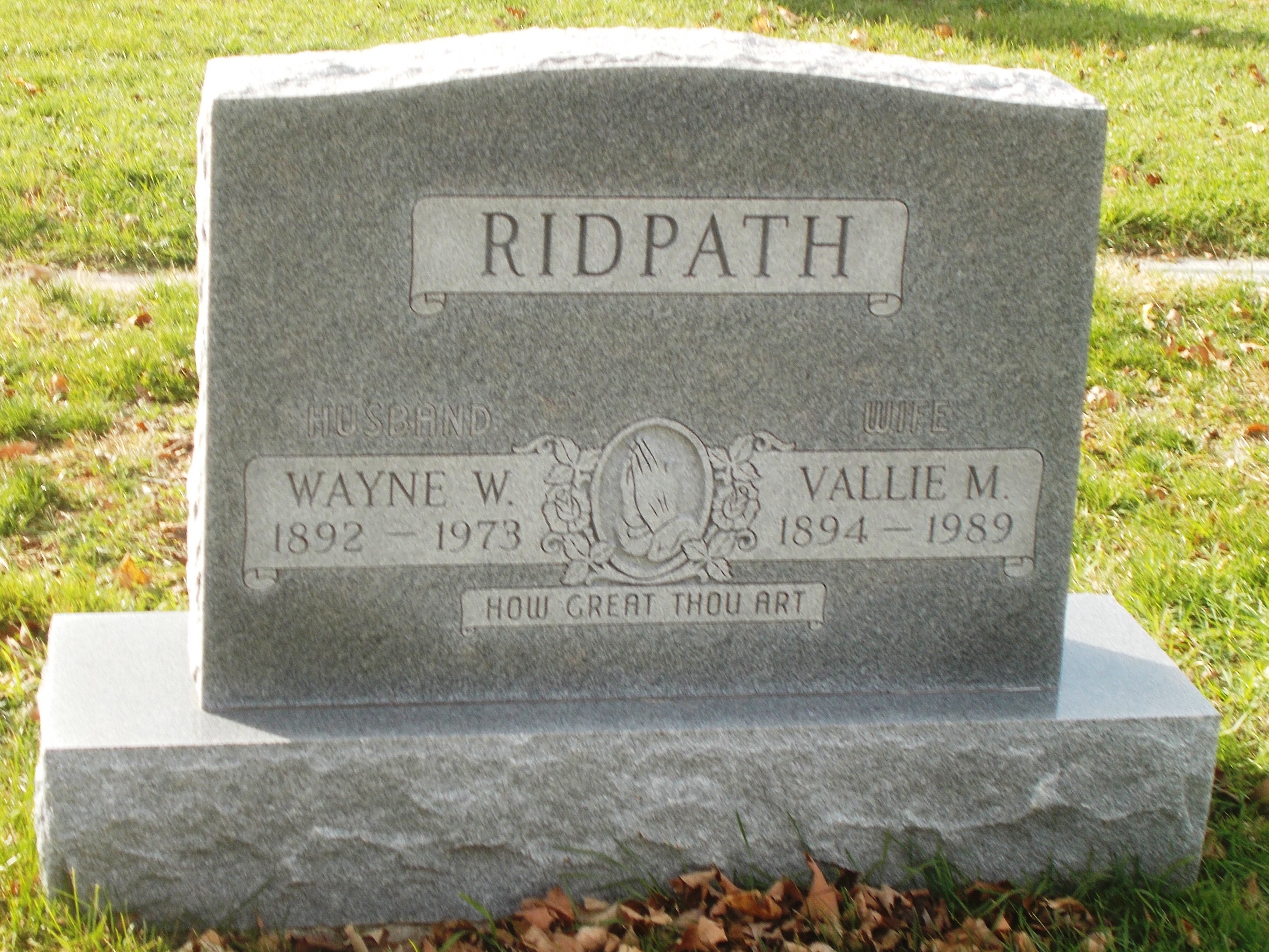 Wayne W Ridpath