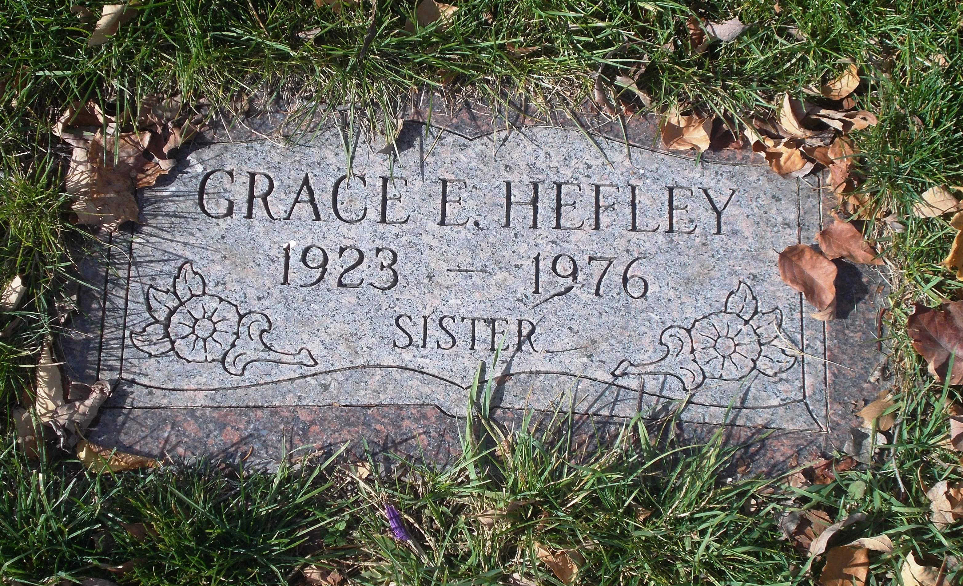 Grace E Hefley