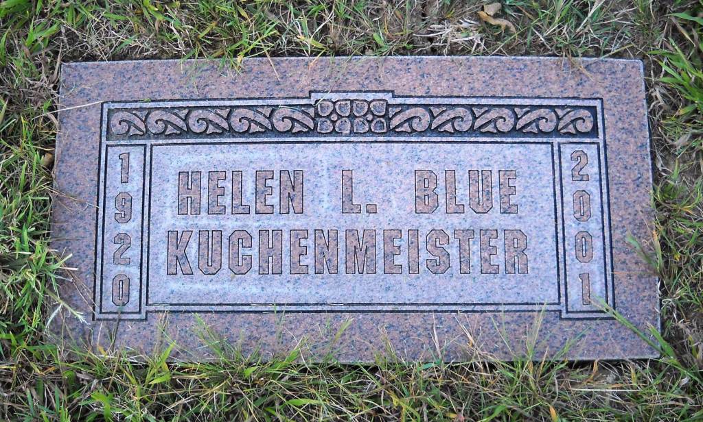 Helen L Blue Kuchenmeister