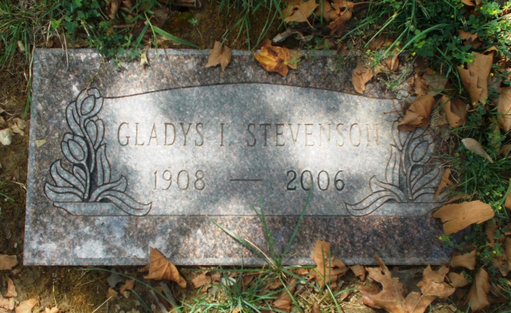 Gladys I Stevenson