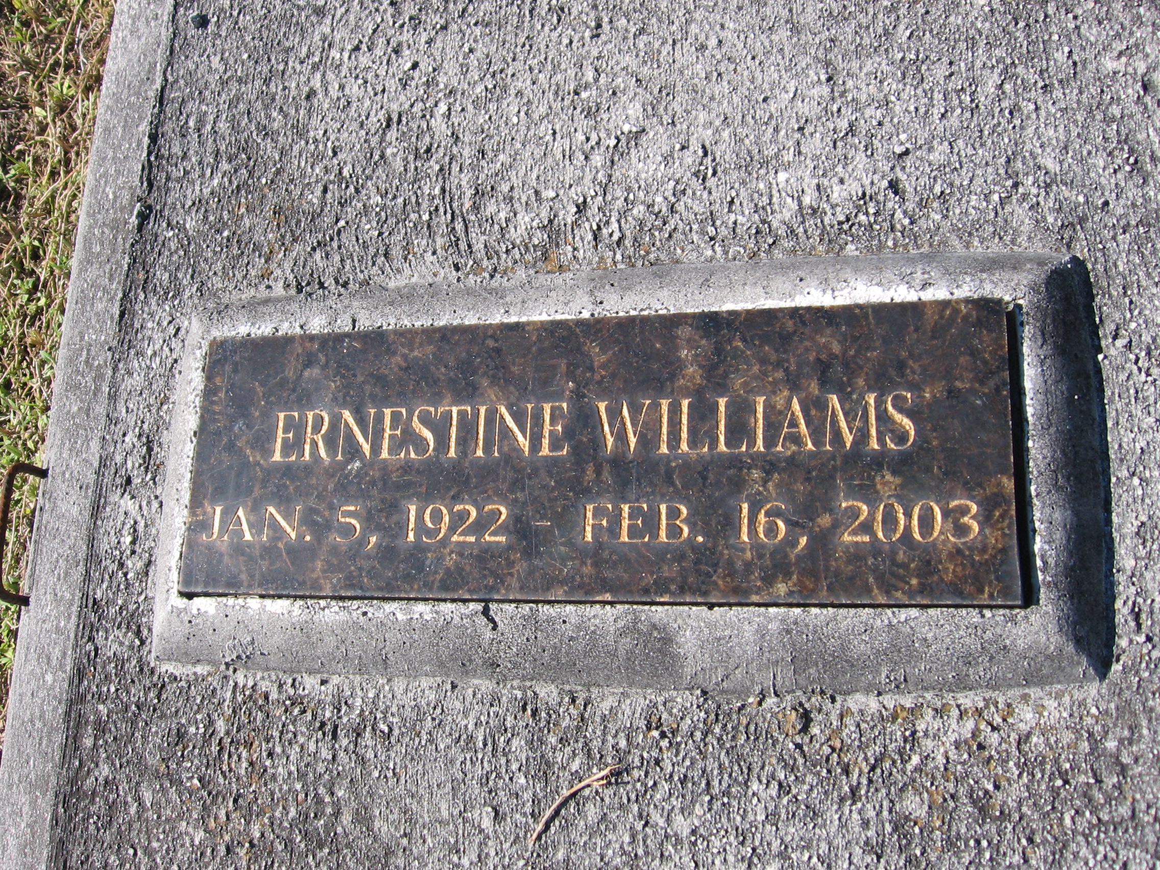 Ernestine Williams