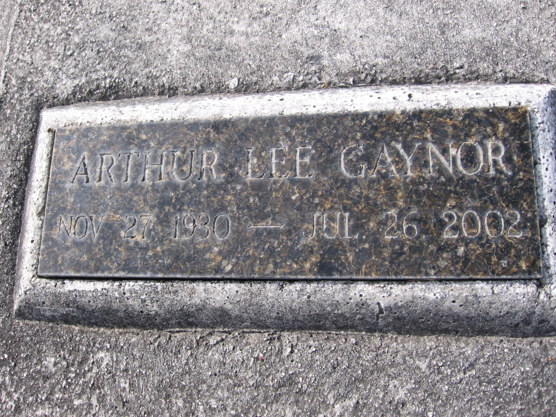 Arthur Lee Gaynor