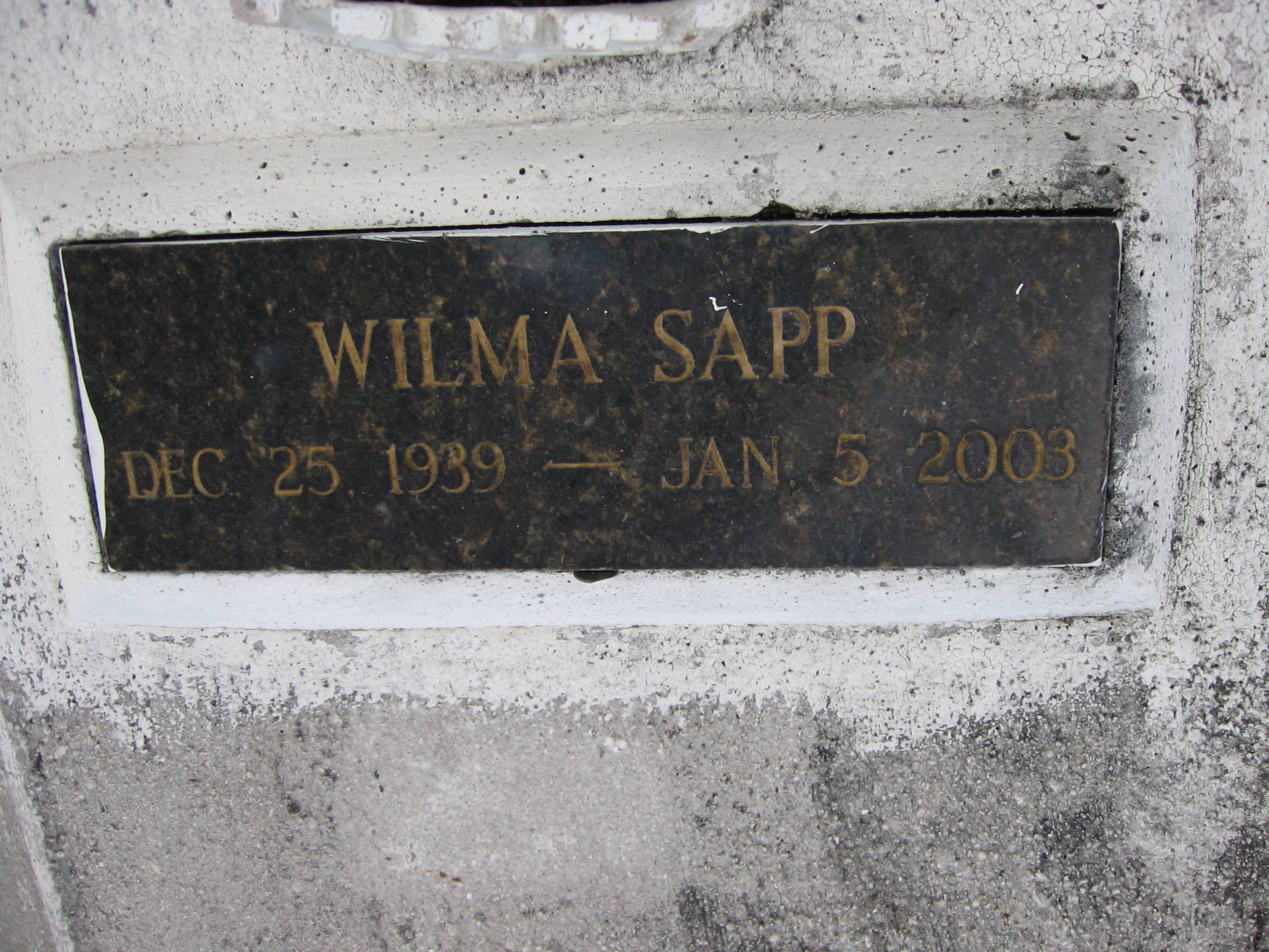 Wilma Sapp