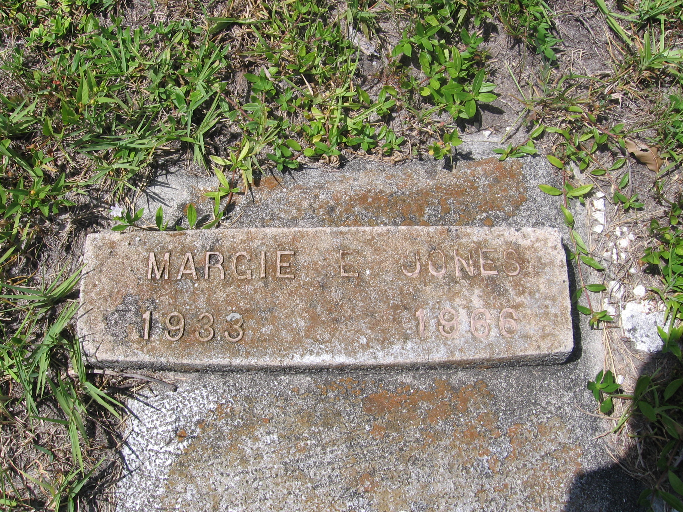 Margie E Jones