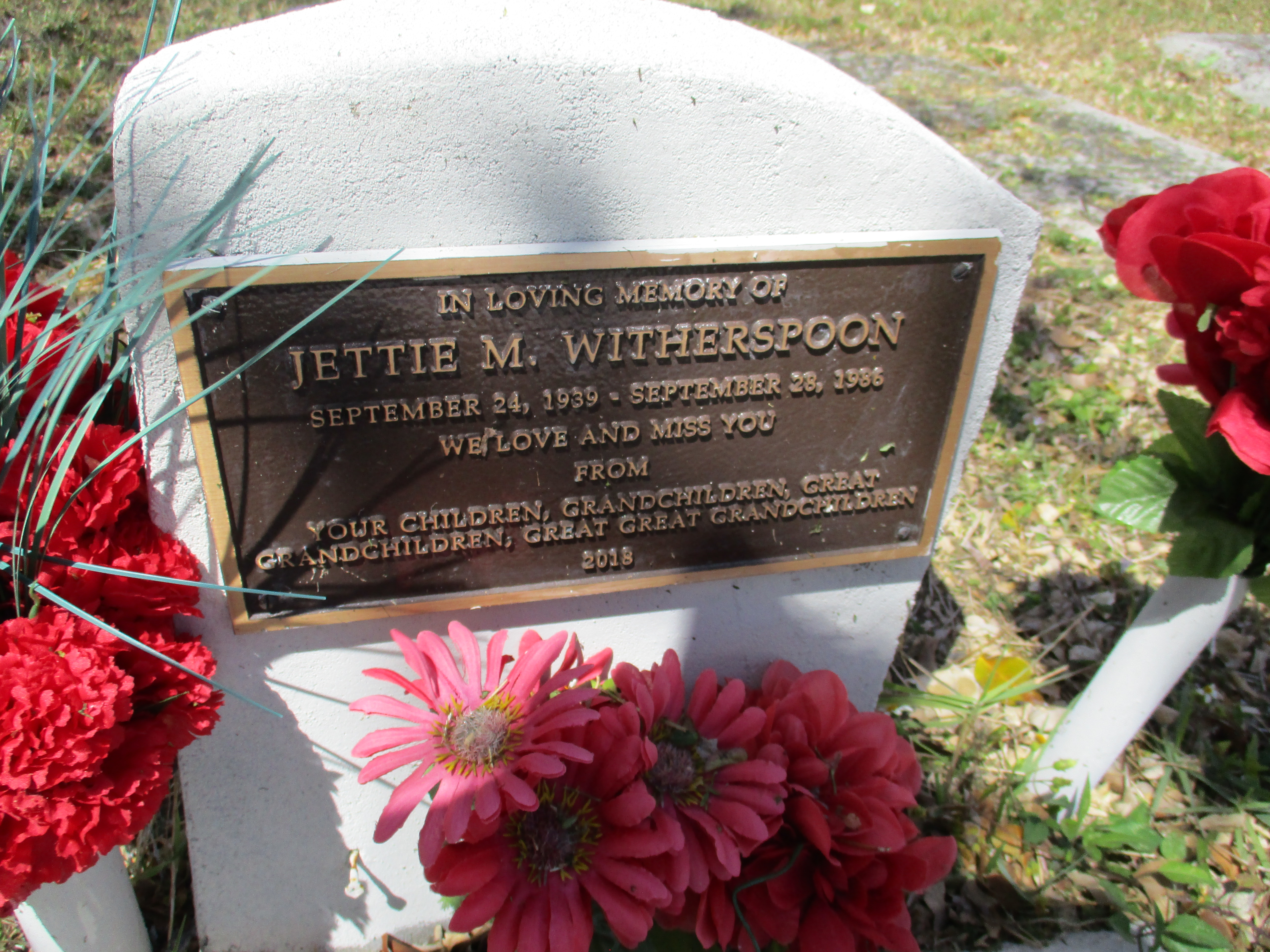 Jettie Mae Witherspoon