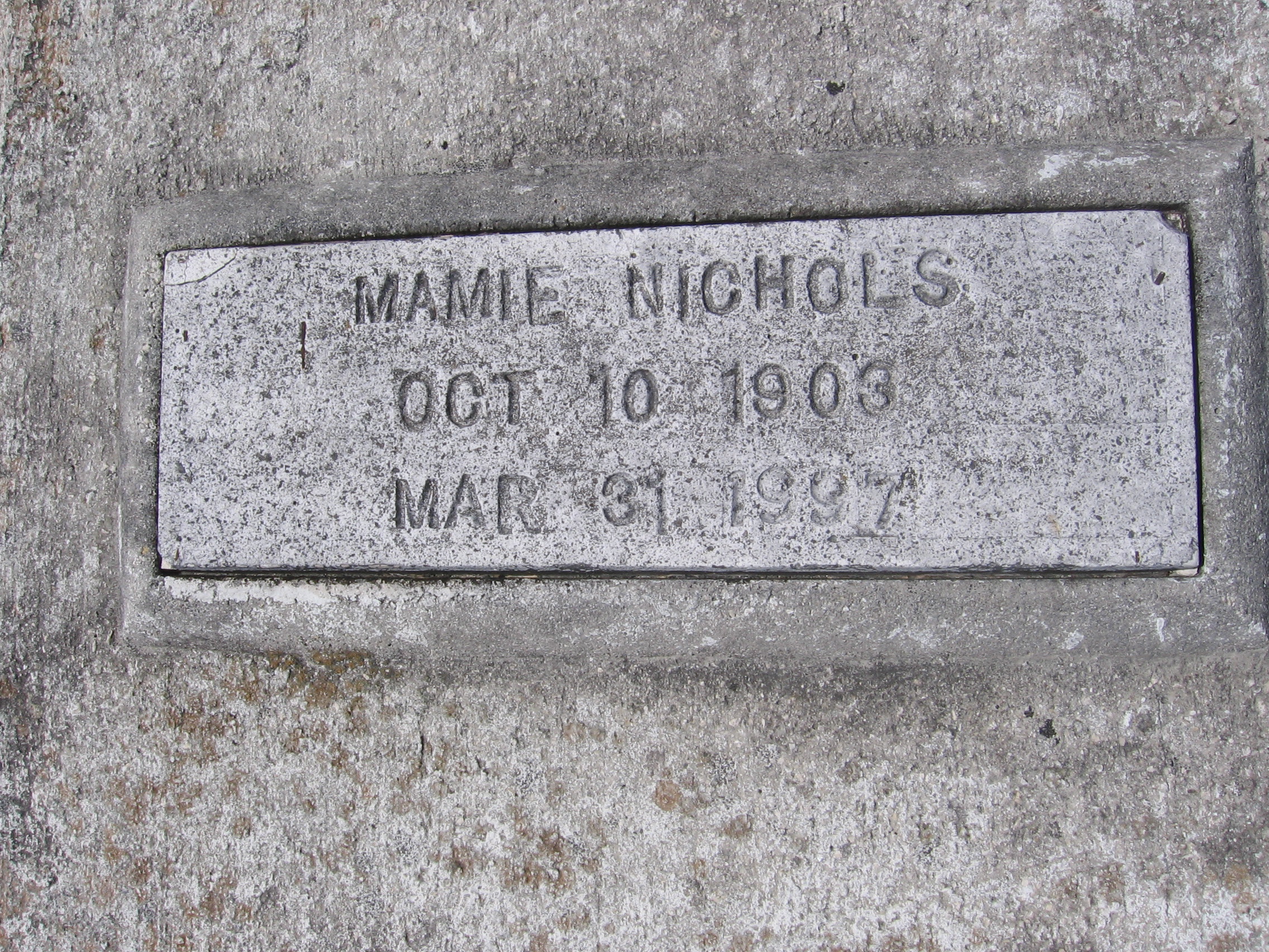 Mamie Lee Nichols