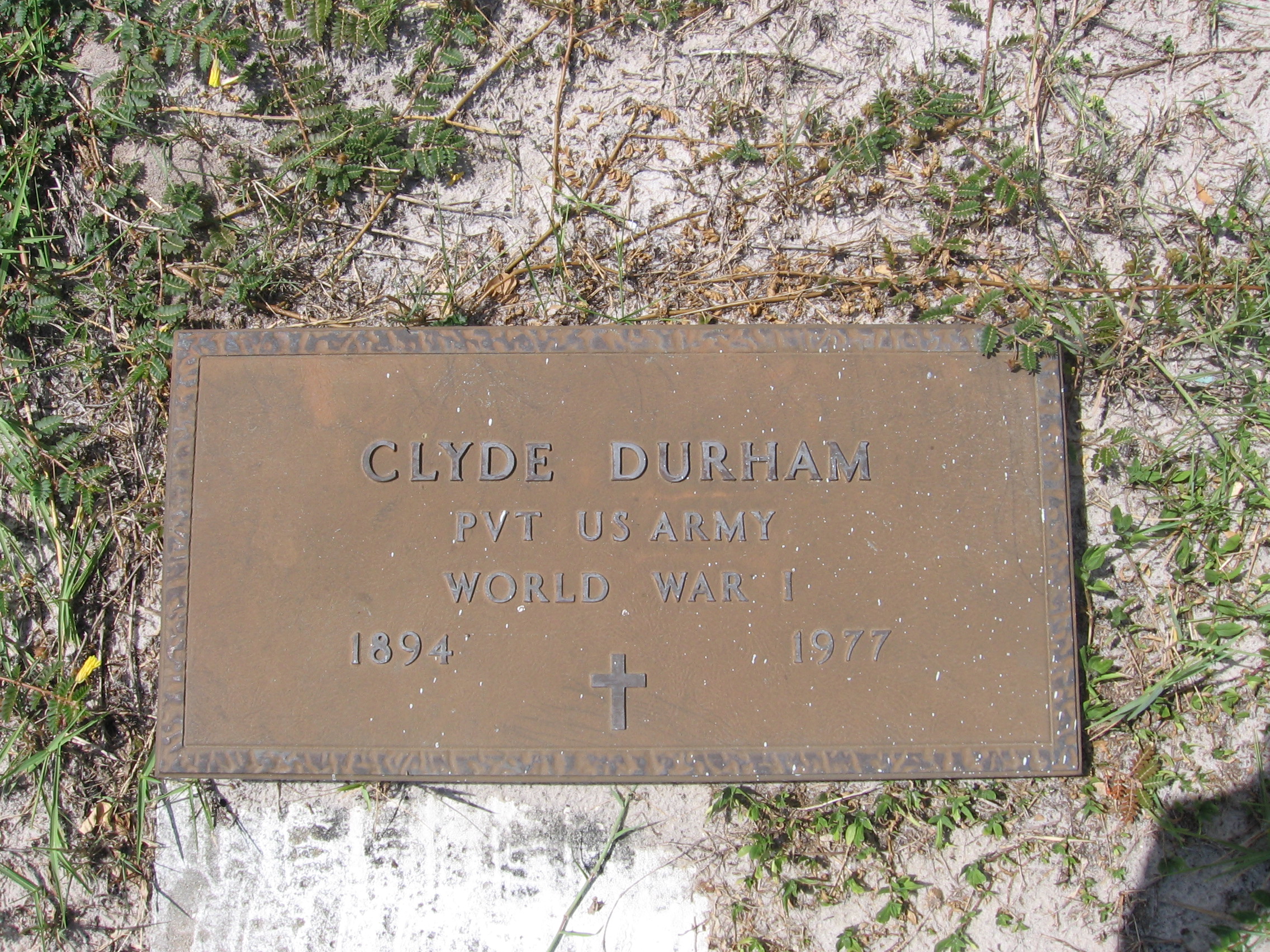 Pvt Clyde Durham