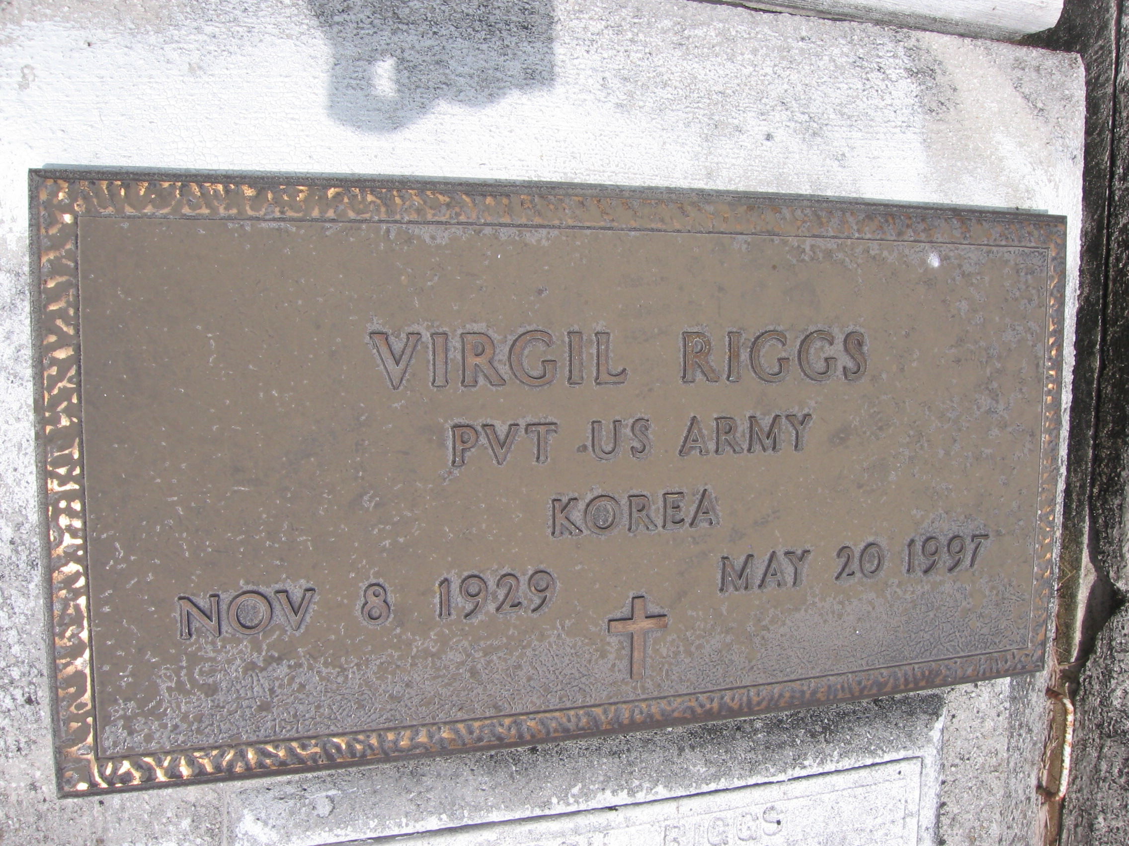 Pvt Virgil Riggs