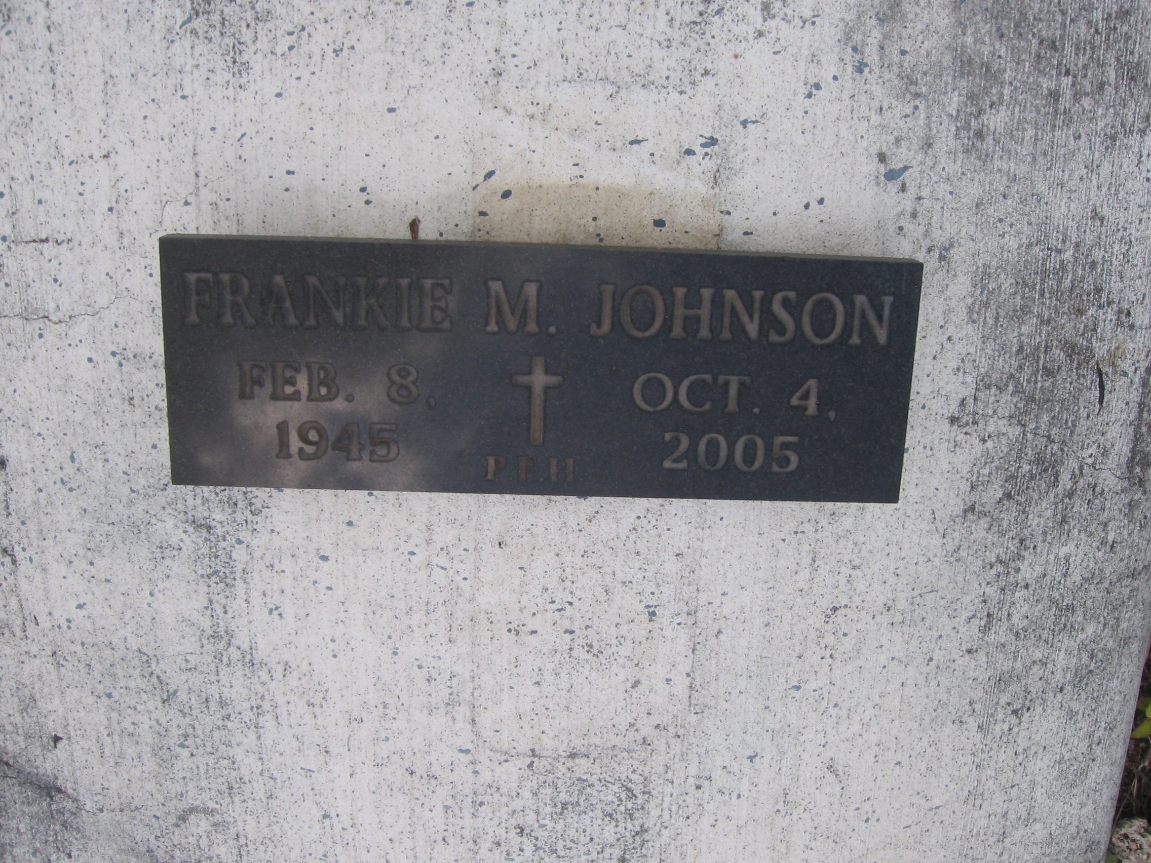 Frankie M Johnson