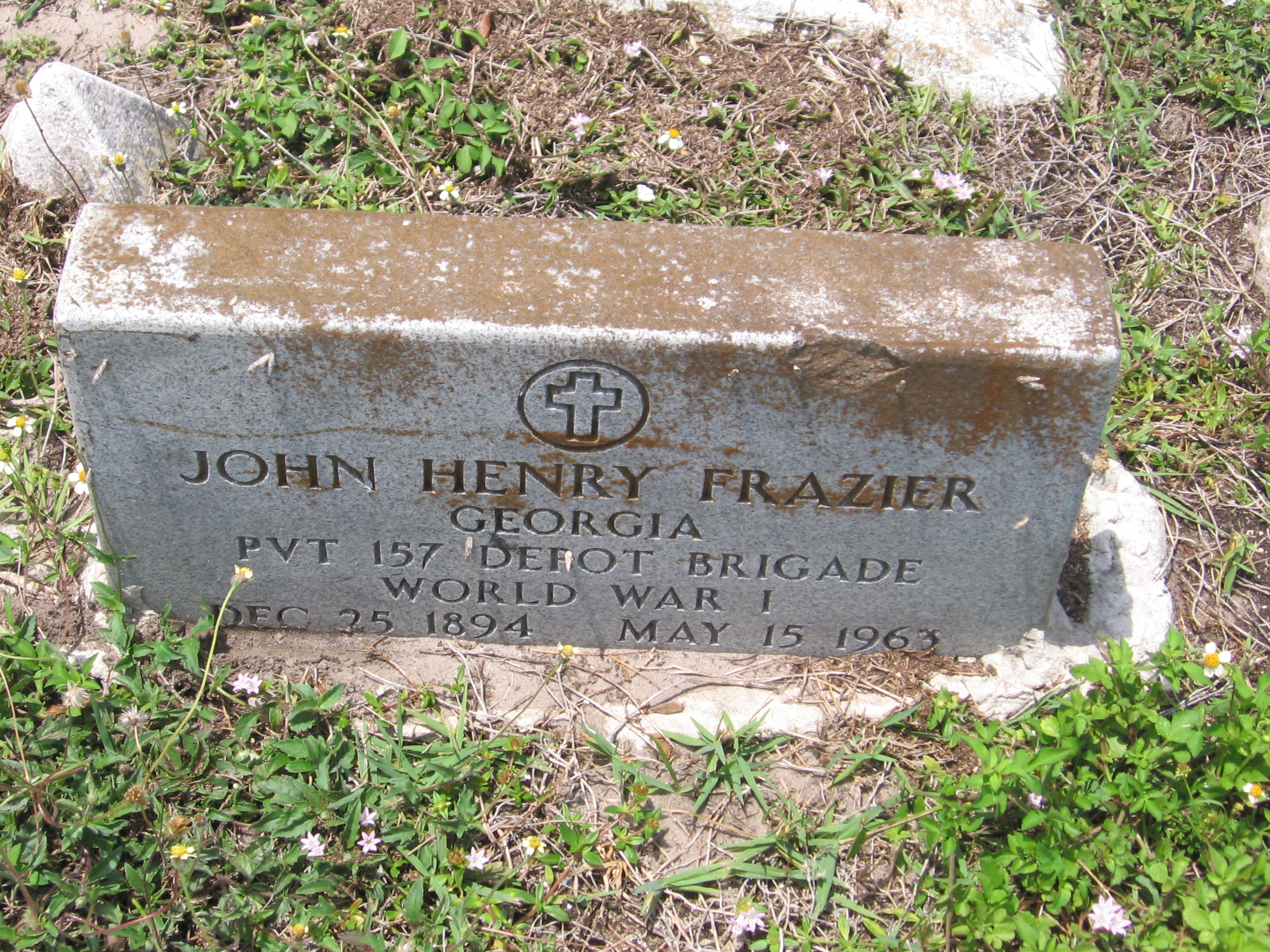 Pvt John Henry Fraizer