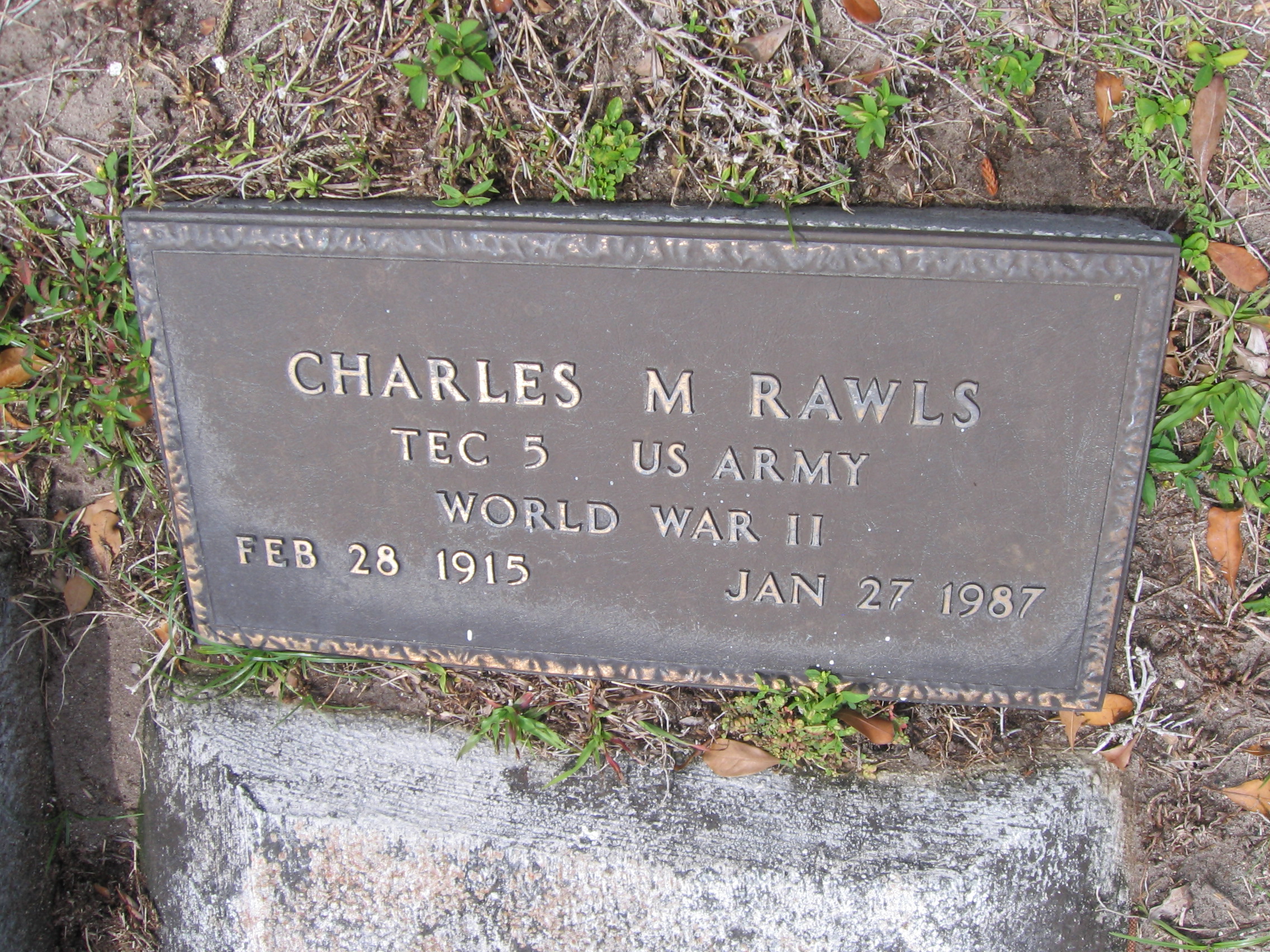 Charles M Rawls